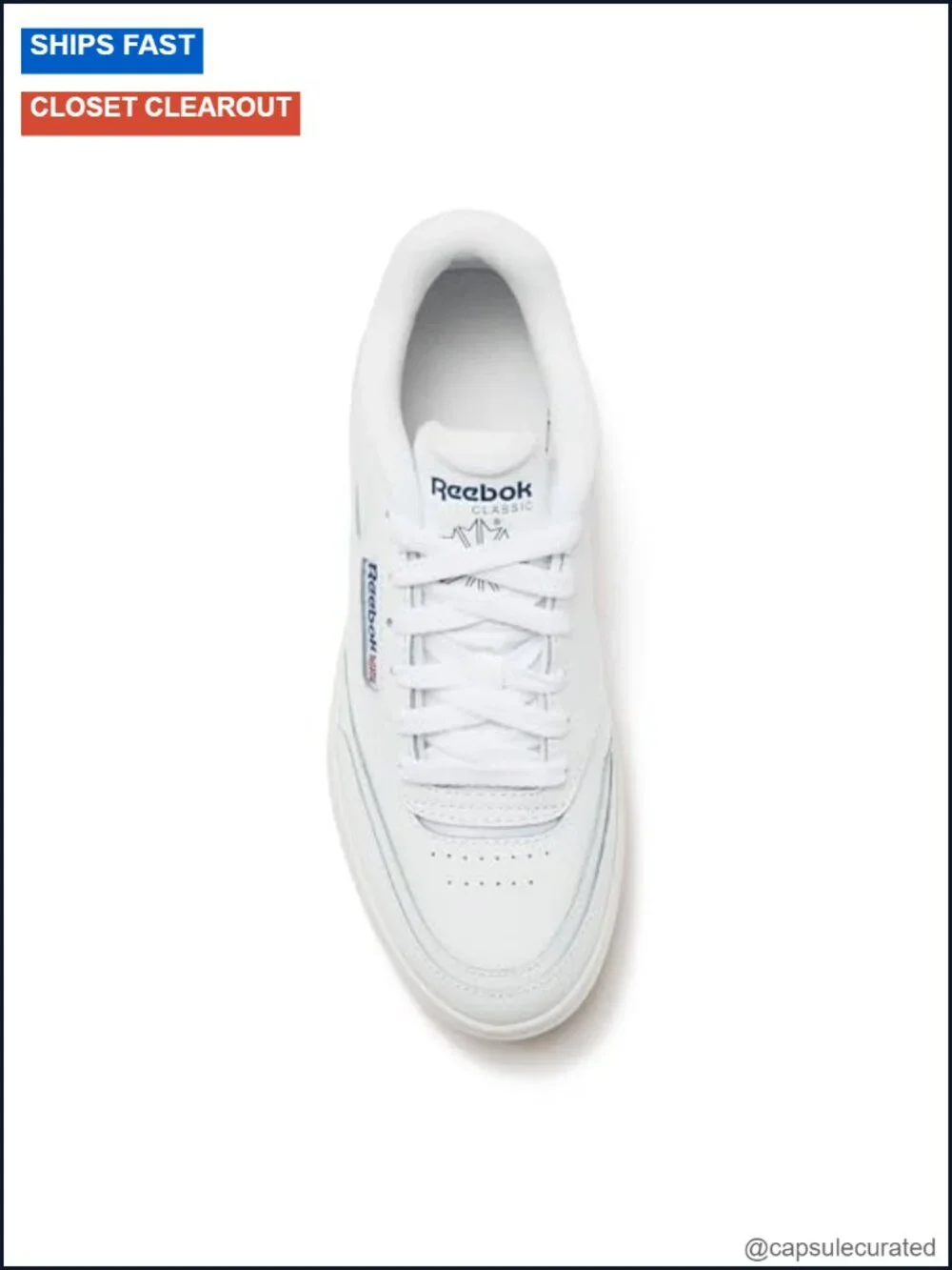Reebok Club C Extra Platform Sneakers Women's Leather Casual Tennis Shoes 2